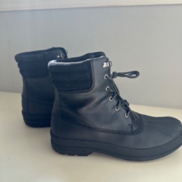 Sperry Cold Bay Thinsulate Duck Boot - All Black - US 12 NWOT - Picture 3 of 14
